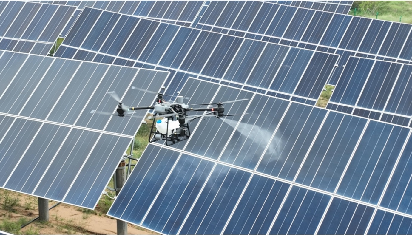 solar panel cleaning